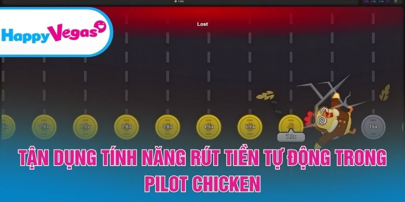 Tận dụng tính năng rút tiền tự động trong Pilot Chicken