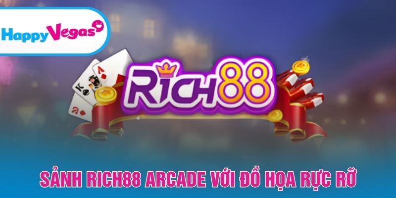 Sảnh Rich88 Arcade – Không gian giải trí đầy màu sắc Sảnh Rich88 Arcade – Không gian giải trí đầy màu sắc